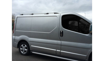 Рейлинги OMSA Line на Renault TRAFIC II короткая база 2001—2015 Арт. 6121885 Рейлинги OMSA Line на Renault TRAFIC II короткая база 2001—2015 Арт. 6121885