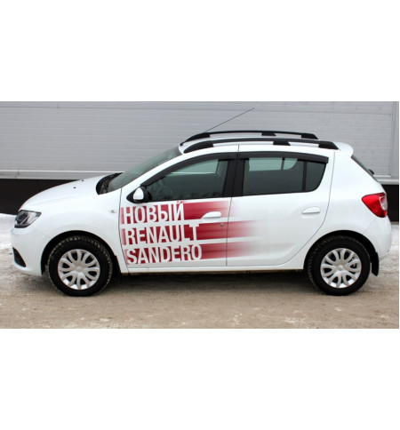 Рейлинги АПС на Renault SANDERO 2014— Арт. 0226-23 в Екатеринбурге